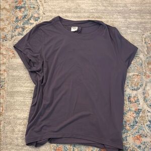 Athleta Gray Short Sleeve Relaxed T-Shirt